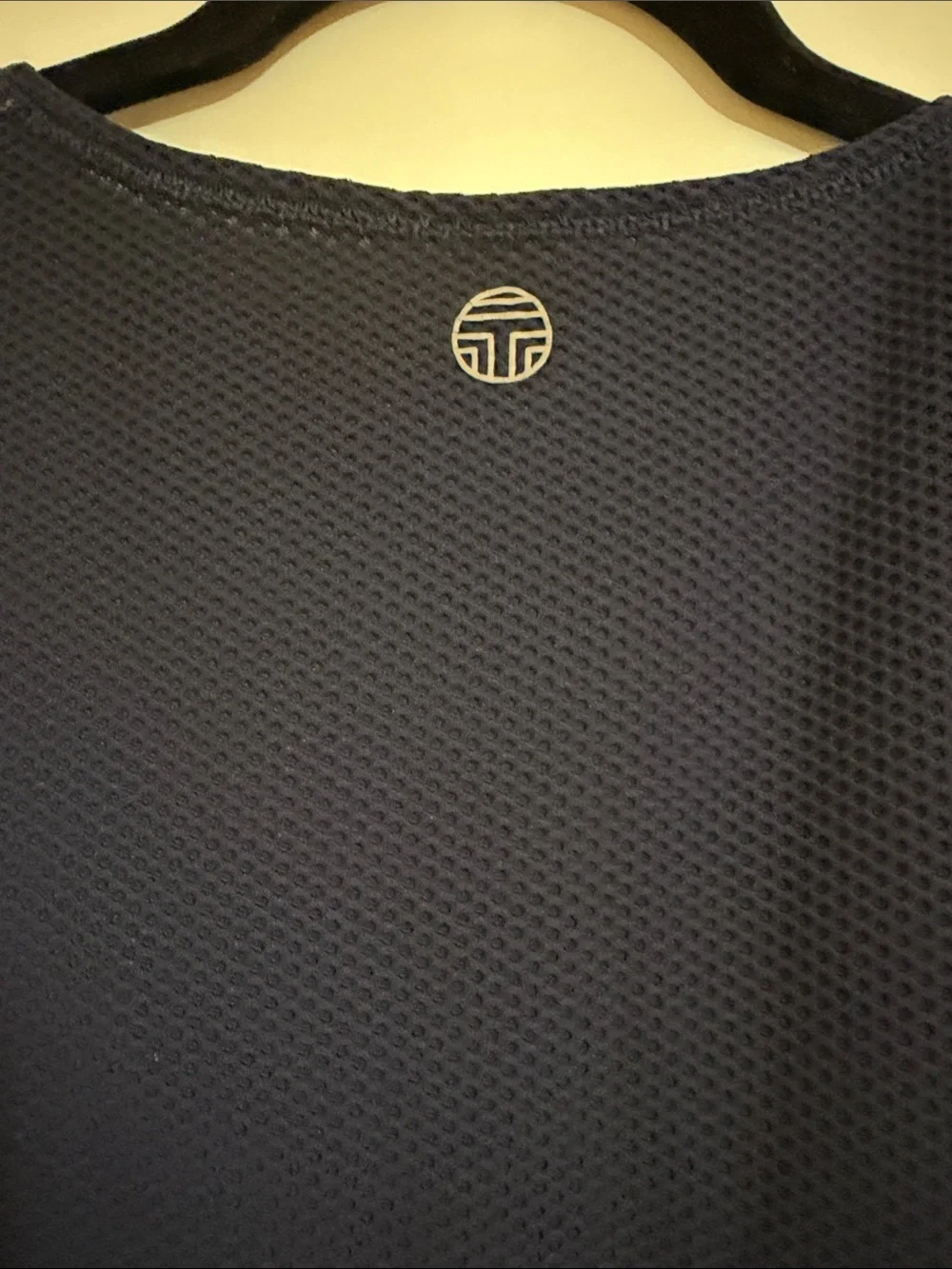 Tory Burch Navy Tank with White Chest Stripe size S